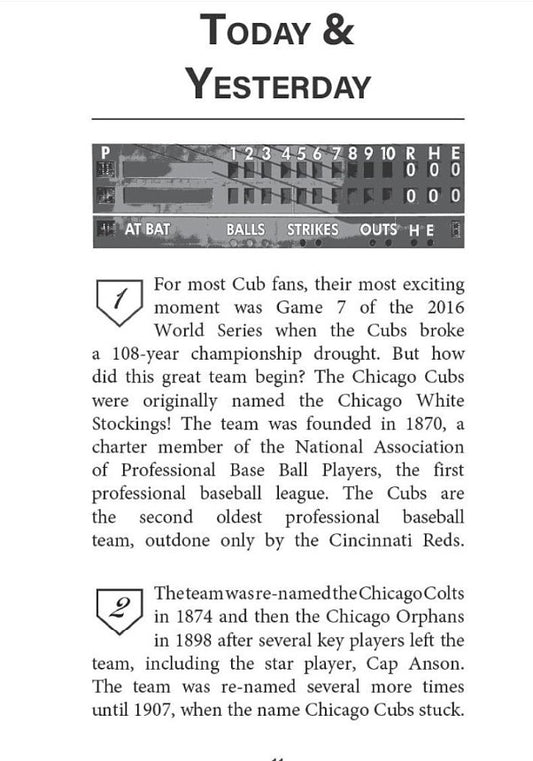 50 Fun Facts About the Chicago Cubs